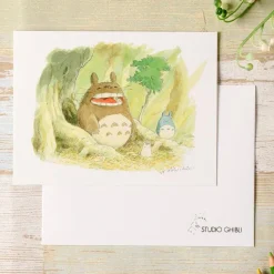 Maison Ghibli Watercolour Greeting Cards 24 X 15,8 Cm Spring - My Neighbor Totoro Best