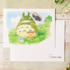 Maison Ghibli Watercolour Greeting Cards 24 X 15,8 Cm Mei & Totoro - My Neighbor To Clearance