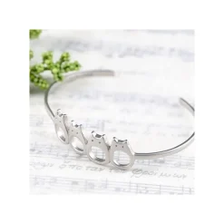 Maison Ghibli White Totoro Metal Garland Bracelet - My Neighbor Totoro Sale