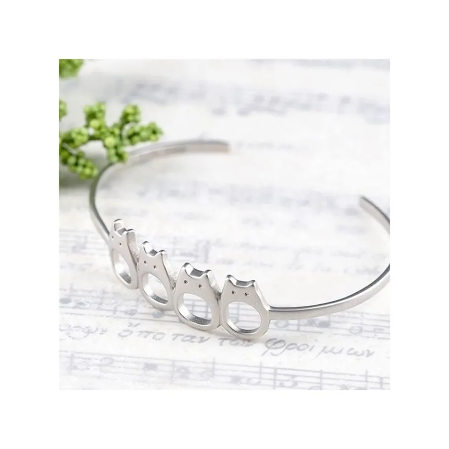 Maison Ghibli White Totoro Metal Garland Bracelet - My Neighbor Totoro Sale