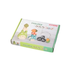 Maison Ghibli Wood Figurine Totoro With Soot Sprites - My Neighbor Totoro New