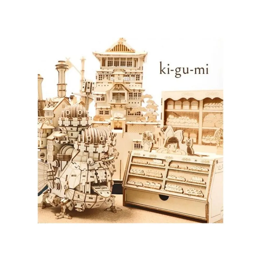 Maison Ghibli Wood Model Kigumi Tiger Moth - Castle In The Sky Best