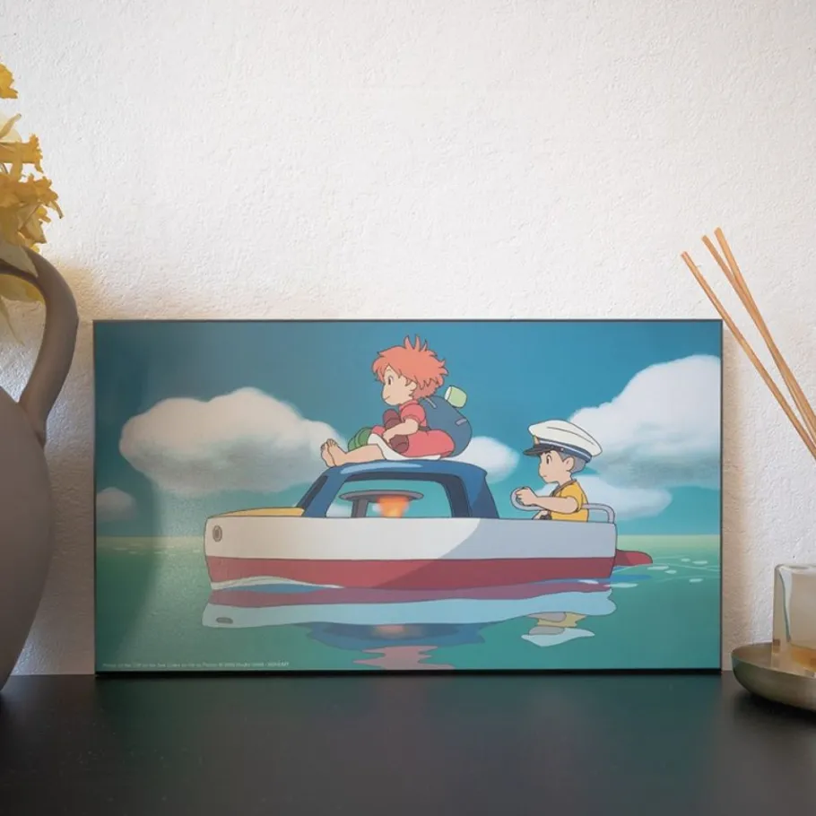 Maison Ghibli Wood Panel Ghibli 02 - Ponyo & Sosuke Outlet
