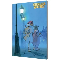 Maison Ghibli Wood Panel 02 - Holmes & Watson - Sherlock Holmes