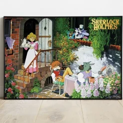 Maison Ghibli Wood Panel 03 - Tea Time - Sherlock Holmes Best