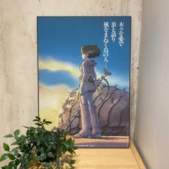 Maison Ghibli Wood Panel 35 X 50 Japanese Movie Poster - Nausicaa Best